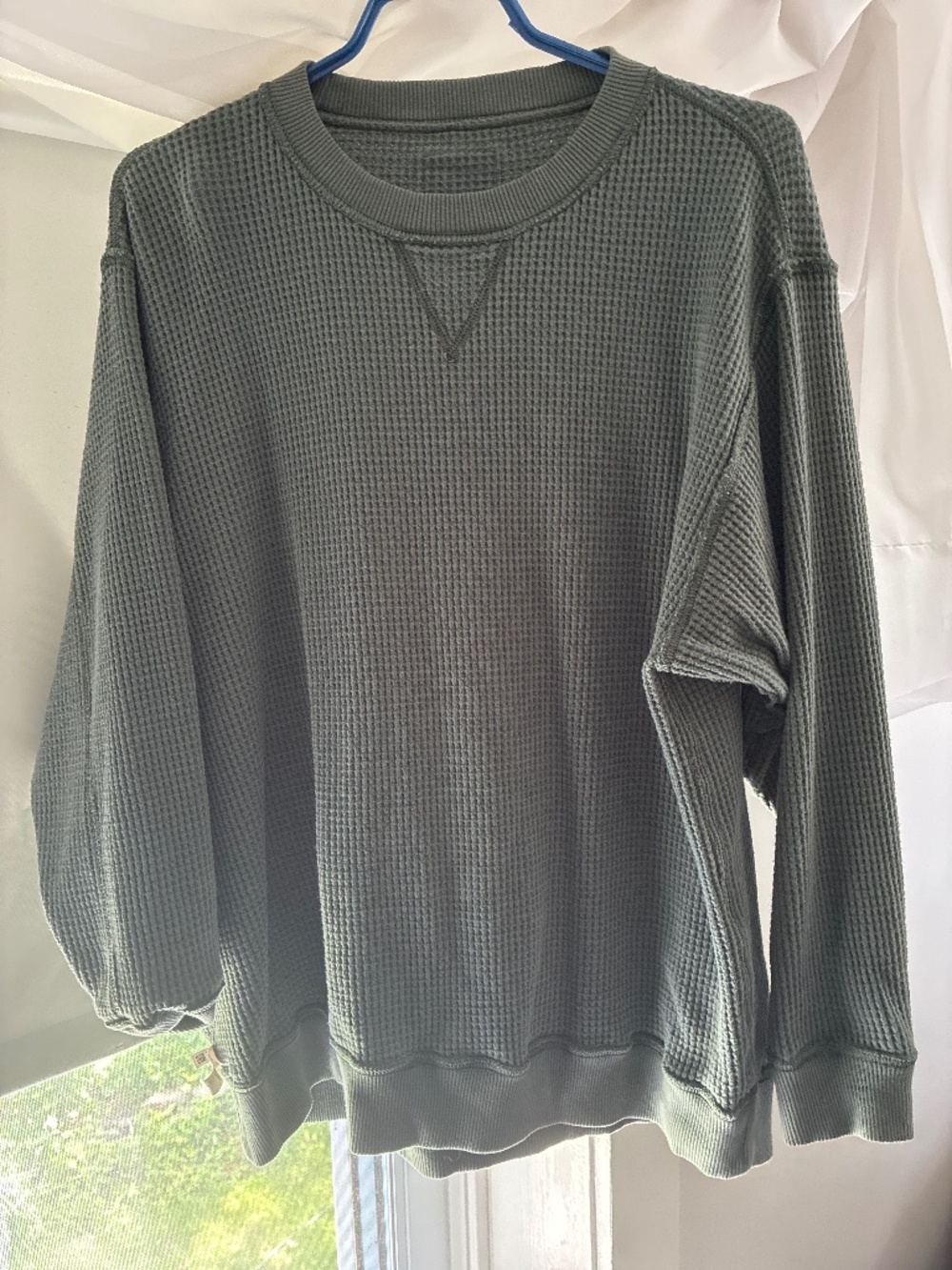 Aerie waffle knit top